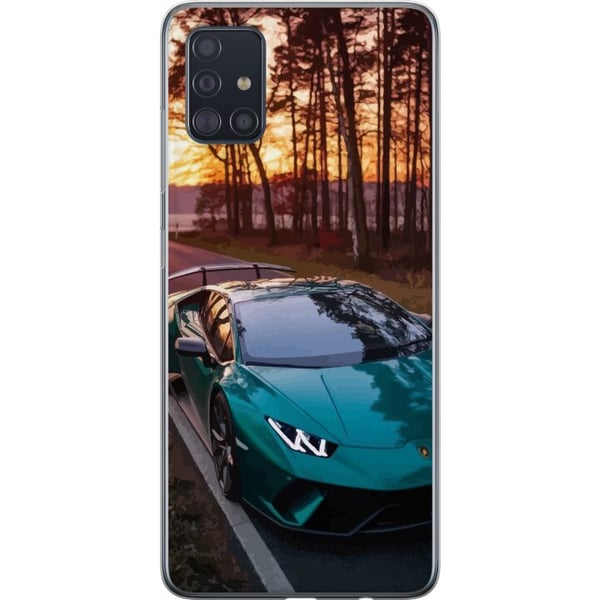 Kompatibel Mobilcover til Samsung Galaxy A51 Lamborghini Superbil Racing Sportsbil