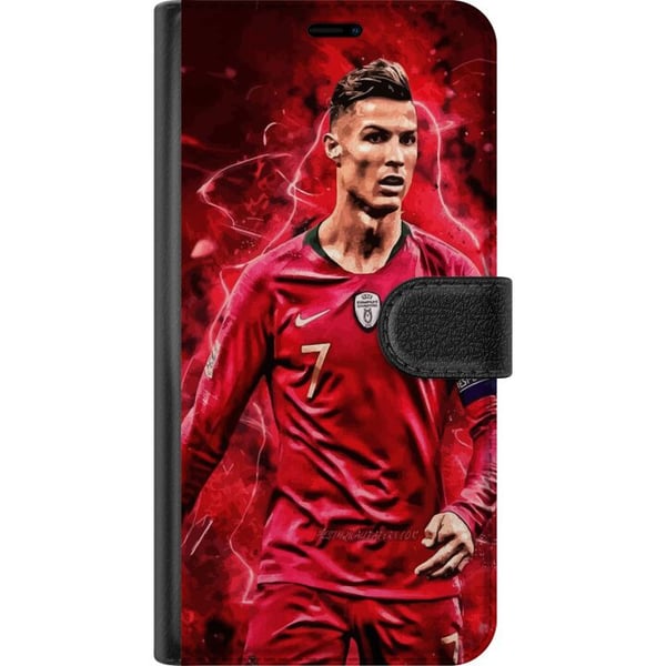 Yhteensopiva Lompakkokotelo Huawei P30 Pro Ronaldon Taidot - CR7 Suunnittelu Aidolle Kannattajalle