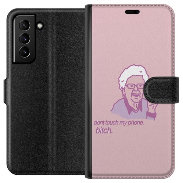 Kompatibel Tegnebogsetui til Samsung Galaxy S21+ 5G Rør ikke min telefon Kompatibel Tegnebogsetui til Samsung Galaxy S21+ 5G Rør ikke min telefon