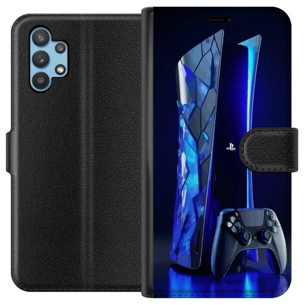 Kompatibelt Plånboksfodral till Samsung Galaxy A32 5G PS5 Kompatibelt Plånboksfodral till Samsung Galaxy A32 5G PS5