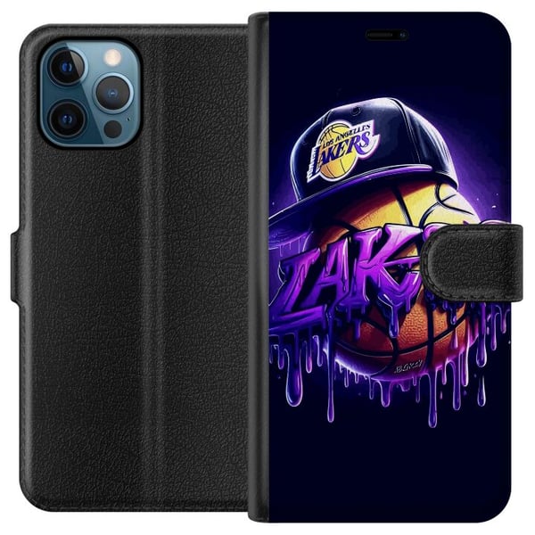Kompatibelt Plånboksfodral till Apple iPhone 12 Pro Lakers NBA Basketball USA Team
