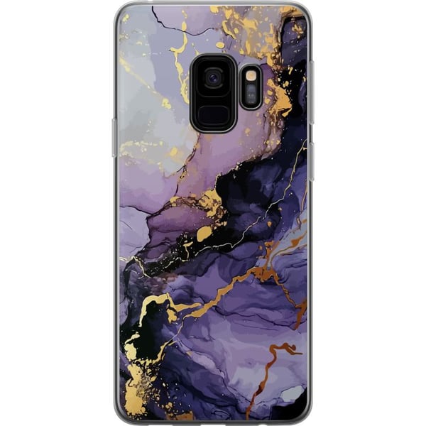 Kompatibelt Mobilskal till Samsung Galaxy S9 Lila Marmor Kompatibelt Mobilskal till Samsung Galaxy S9 Lila Marmor