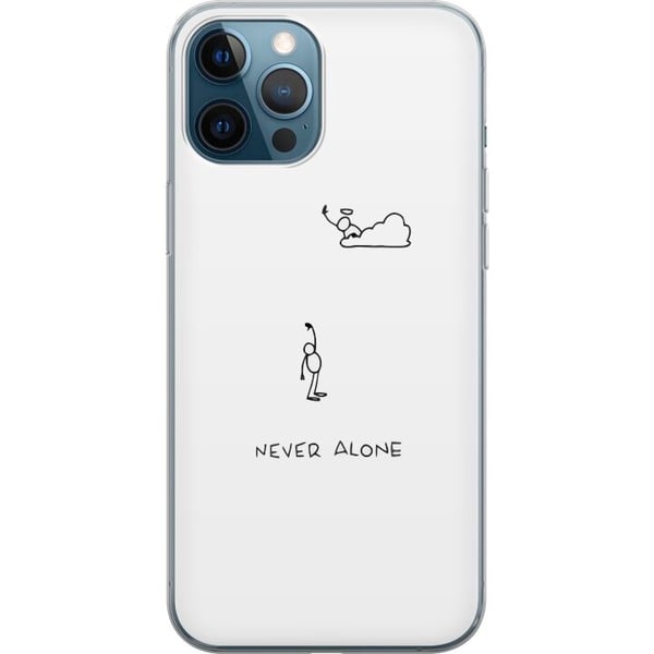 Kompatibel Mobilcover til Apple iPhone 12 Pro Aldrig Alene Kompatibel Mobilcover til Apple iPhone 12 Pro Aldrig Alene