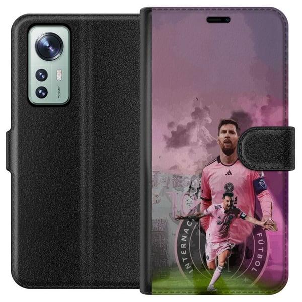 Kompatibel Tegnebogsetui til Xiaomi 12 Lionel Messi Inter Miami Argentina ikonisk legende og magisk spillemotor, der fortsætter med at dominere med t