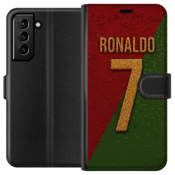 Kompatibelt Lommeboketui til Samsung Galaxy S21+ 5G Ronaldo Kompatibelt Lommeboketui til Samsung Galaxy S21+ 5G Ronaldo