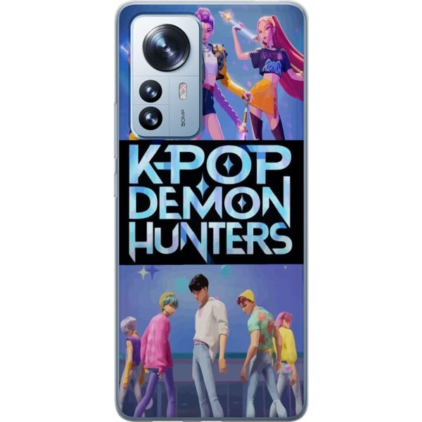 Yhteensopiva Puhelinkuori Xiaomi 12 Pro Kpop Demon Hunters korealainen idolibändi juliste anime pelaaminen fantasia piirretty retrotyyli fanitaide de