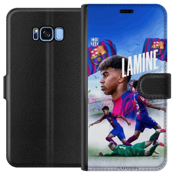 Kompatibelt Plånboksfodral till Samsung Galaxy S8 Lamine Yamal Kompatibelt Plånboksfodral till Samsung Galaxy S8 Lamine Yamal