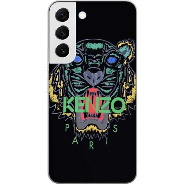 Kompatibelt Mobilskal till Samsung Galaxy S22 5G Kenzo tiger Paris mode poster fashion luxury streetwear brand logo ikonisk svart bakgrund retro art