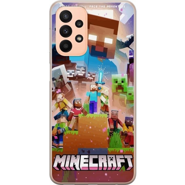 Yhteensopiva Puhelinkuori Samsung Galaxy A23 Minecraft