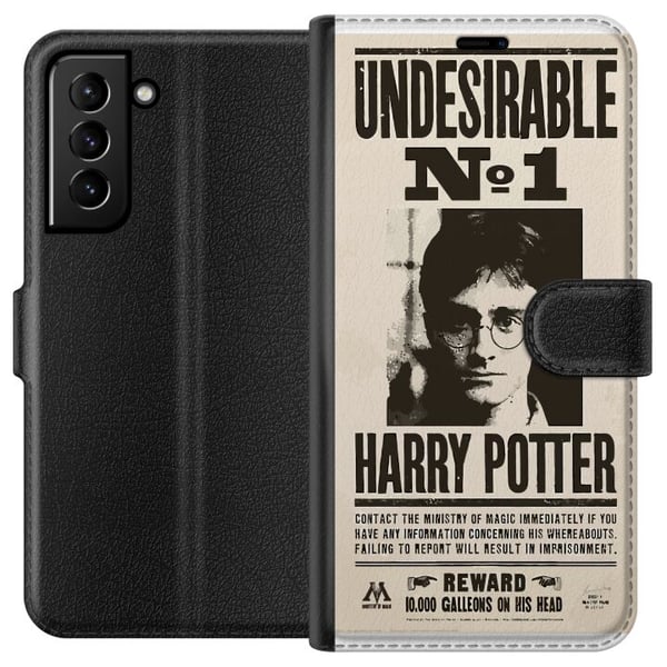 Kompatibelt Lommeboketui til Samsung Galaxy S21+ 5G Harry Potter Kompatibelt Lommeboketui til Samsung Galaxy S21+ 5G Harry Potter