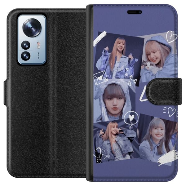 Yhteensopiva Lompakkokotelo Xiaomi 12 Pro Lisa Blackpink – Aesthetic K-pop Queen