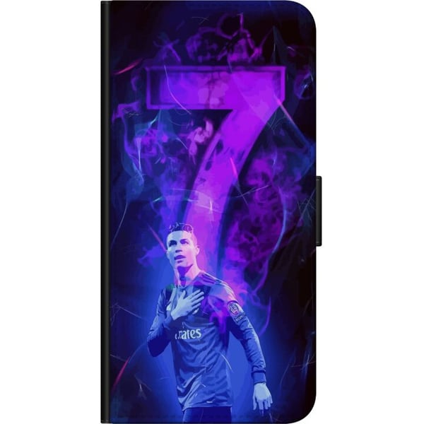 Kompatibelt Lommeboketui til Samsung Galaxy A03s Ronaldo 7 - Fotballlegenden i Aksjon for Fans