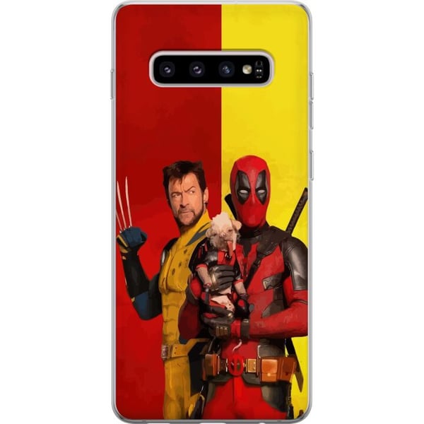 Kompatibelt Mobildeksel til Samsung Galaxy S10+ Deadpool & Wolverine Kompatibelt Mobildeksel til Samsung Galaxy S10+ Deadpool & Wolverine