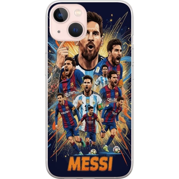 Kompatibel Mobilcover til Apple iPhone 13 Messi-plakat Argentina Barcelona fodboldlegende GOAT verdensmesterskab nummer 10 fodboldspiller retrokunst