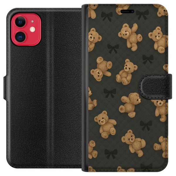 Kompatibel Tegnebogsetui til Apple iPhone 11 Teddy Knus Kompatibel Tegnebogsetui til Apple iPhone 11 Teddy Knus