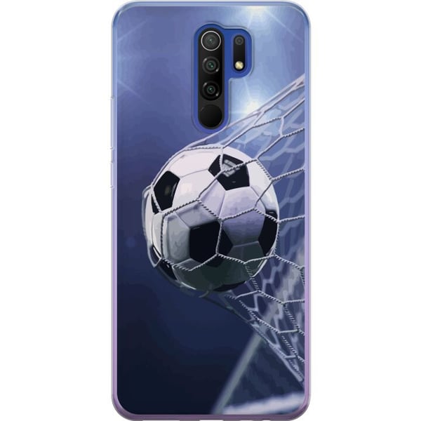 Kompatibelt Mobilskal till Xiaomi Redmi 9 Football Speed Net Sport Match Play Kompatibelt Mobilskal till Xiaomi Redmi 9 Football Speed Net Sport Match Play