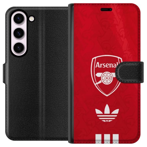 Kompatibel Tegnebogsetui til Samsung Galaxy S23 Arsenal-fodboldklub i Premier League Kompatibel Tegnebogsetui til Samsung Galaxy S23 Arsenal-fodboldklub i Premier League