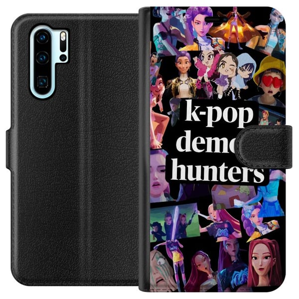 Kompatibelt Lommeboketui til Huawei P30 Pro KPop Demon Hunters-figur i spesialutgave