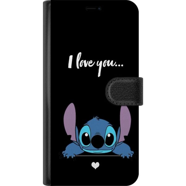 Kompatibelt Lommeboketui til Samsung Galaxy S21+ 5G Stitch Jeg Elsker Deg