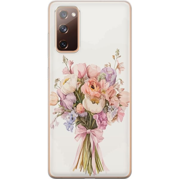 Kompatibelt Mobilskal till Samsung Galaxy S20 FE Mobilskal med färgglad blombukett i romantisk stil