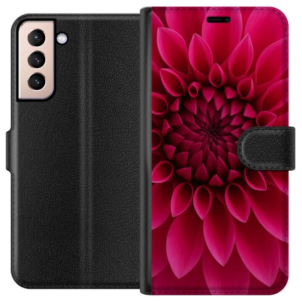 Kompatibelt Lommeboketui til Samsung Galaxy S21 Rosecore