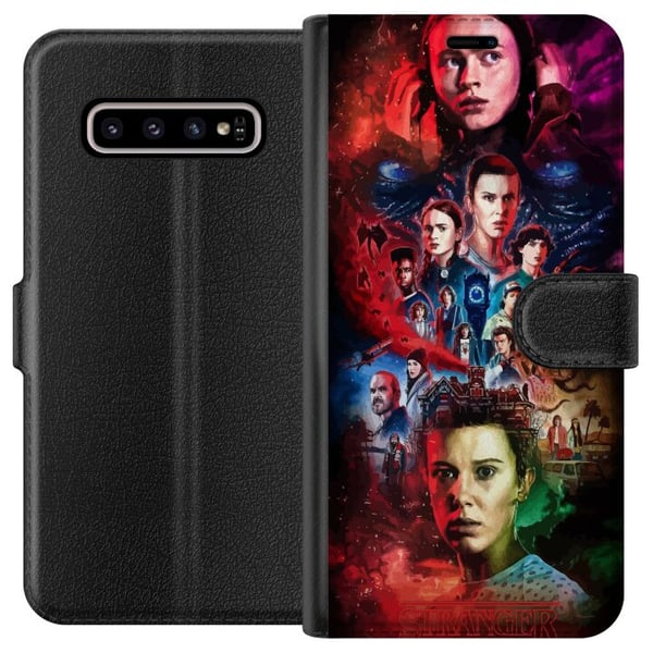 Kompatibel Tegnebogsetui til Samsung Galaxy S10+ Fremmede Ting 5