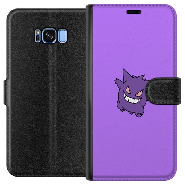 Kompatibelt Plånboksfodral till Samsung Galaxy S8 Gengar Pokémon Kompatibelt Plånboksfodral till Samsung Galaxy S8 Gengar Pokémon