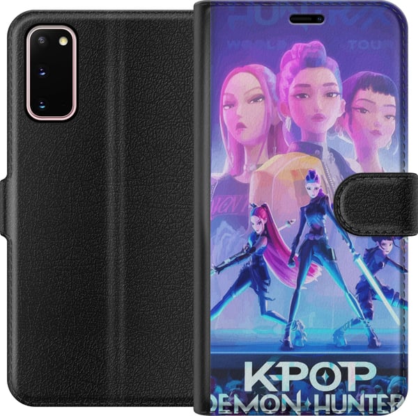 Kompatibelt Plånboksfodral till Samsung Galaxy S20 Docka KPop Demon Hunters anime karaktär