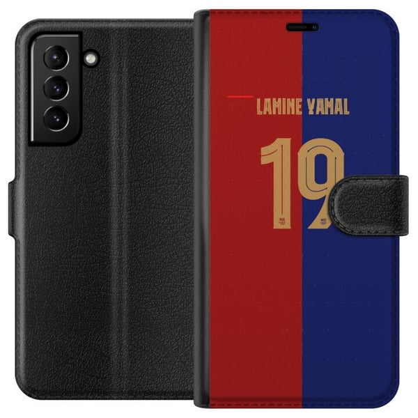 Kompatibel Tegnebogsetui til Samsung Galaxy S21+ 5G Lamine Yamal Kompatibel Tegnebogsetui til Samsung Galaxy S21+ 5G Lamine Yamal