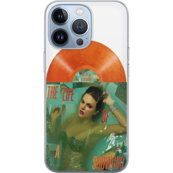 Kompatibel Mobilcover til Apple iPhone 13 Pro Taylor Swift The Life of a Showgirl – Lyserød popdiva i glitter & glam