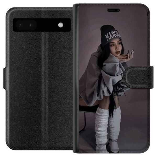 Kompatibel Tegnebogsetui til Google Pixel 6a Lisa Blackpink Kpop Idol Musikstjerne