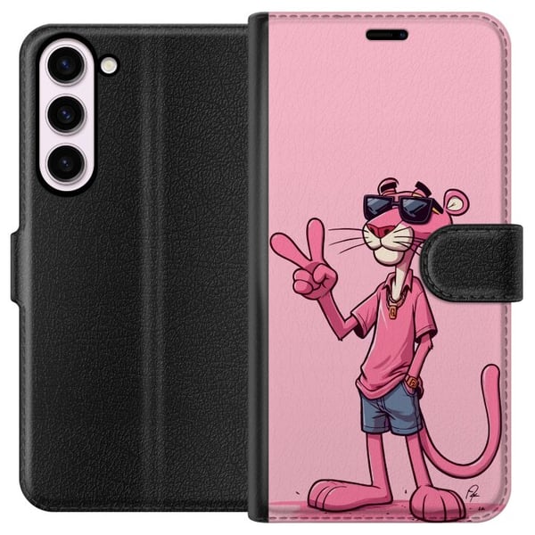 Kompatibel Tegnebogsetui til Samsung Galaxy S23+ Pink Panter Peace