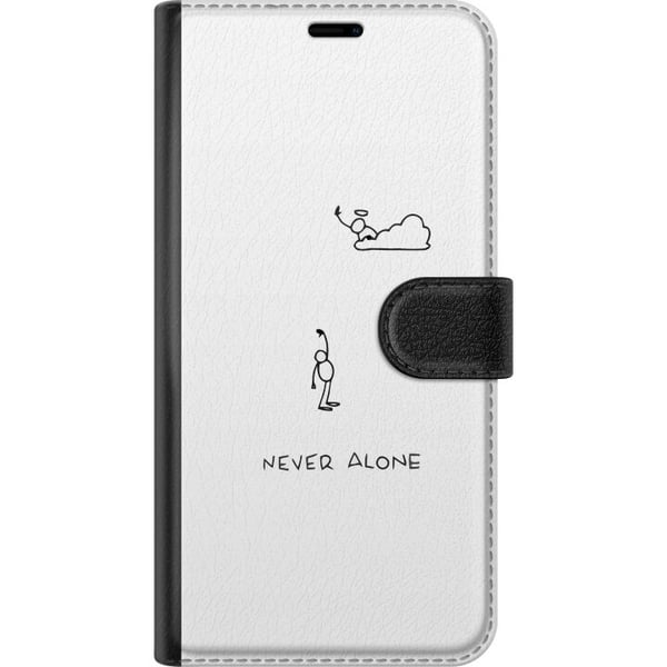 Kompatibel Tegnebogsetui til Samsung Galaxy A40 Aldrig Alene