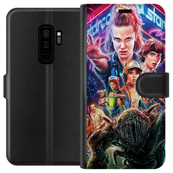 Kompatibelt Plånboksfodral till Samsung Galaxy S9+ Stranger Things Kompatibelt Plånboksfodral till Samsung Galaxy S9+ Stranger Things