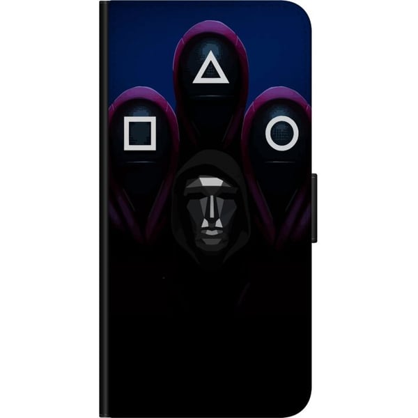 Kompatibel Tegnebogsetui til Samsung Galaxy A03s Squid Game Säsong 3 Nya Ikoner Populär Serie TV Motiv