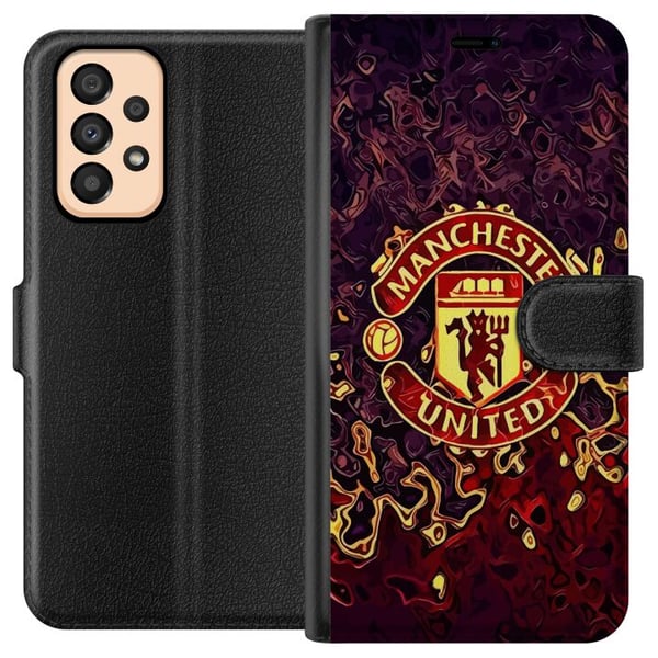 Yhteensopiva Lompakkokotelo Samsung Galaxy A33 5G Manchester United