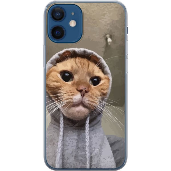 Kompatibelt Mobildeksel til Apple iPhone 12 Katt Genser