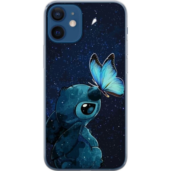 Kompatibelt Mobildeksel til Apple iPhone 12 Stitch sommerfugl
