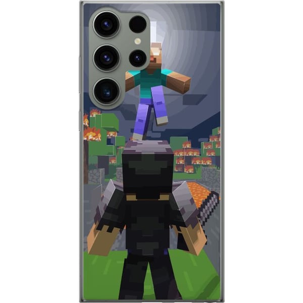Kompatibel Mobilcover til Samsung Galaxy S23 Ultra Minecraft