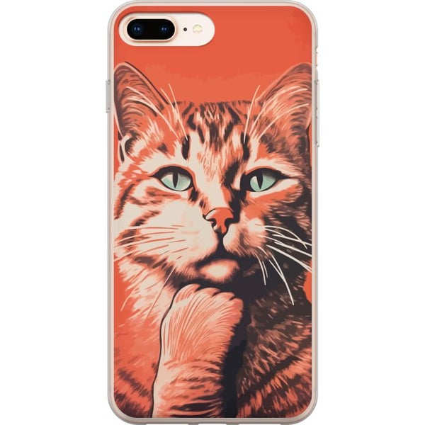 Kompatibel Mobilcover til Apple iPhone 8 Plus Tænkeren Kompatibel Mobilcover til Apple iPhone 8 Plus Tænkeren