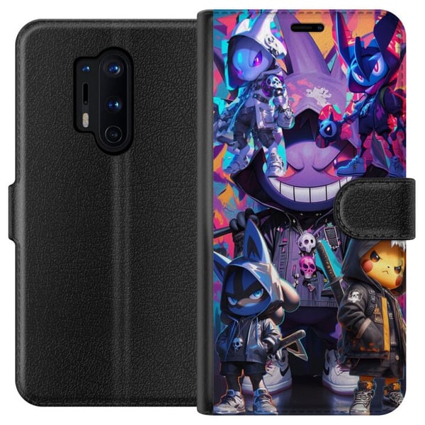 Yhteensopiva Lompakkokotelo OnePlus 8 Pro Pokemon