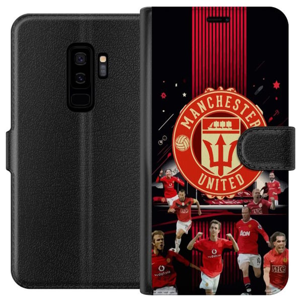 Yhteensopiva Lompakkokotelo Samsung Galaxy S9+ Manchester United F.C. Yhteensopiva Lompakkokotelo Samsung Galaxy S9+ Manchester United F.C.