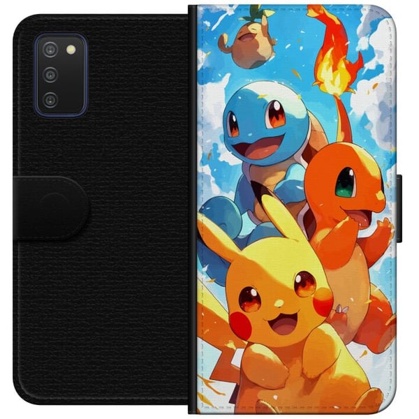 Kompatibelt Lommeboketui til Samsung Galaxy A03s Pocket Creatures - inspirert av Pokémon uten å nevne navnet