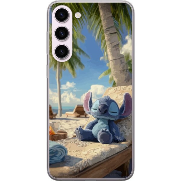 Kompatibel Mobilcover til Samsung Galaxy S23+ Stitch Disney-figur med tropisk strandmotiv Kompatibel Mobilcover til Samsung Galaxy S23+ Stitch Disney-figur med tropisk strandmotiv