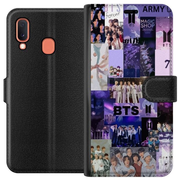 Kompatibelt Plånboksfodral till Samsung Galaxy A20e BTS