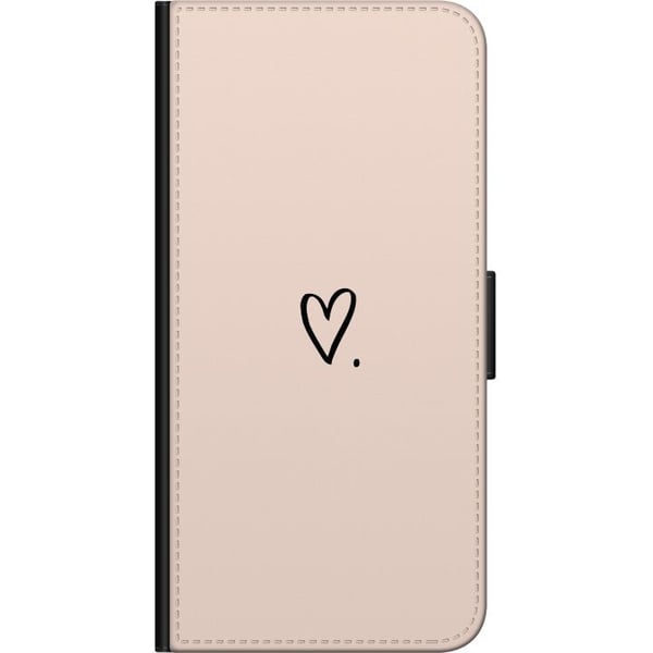 Kompatibel Tegnebogsetui til Motorola Moto G9 Play Hjerte
