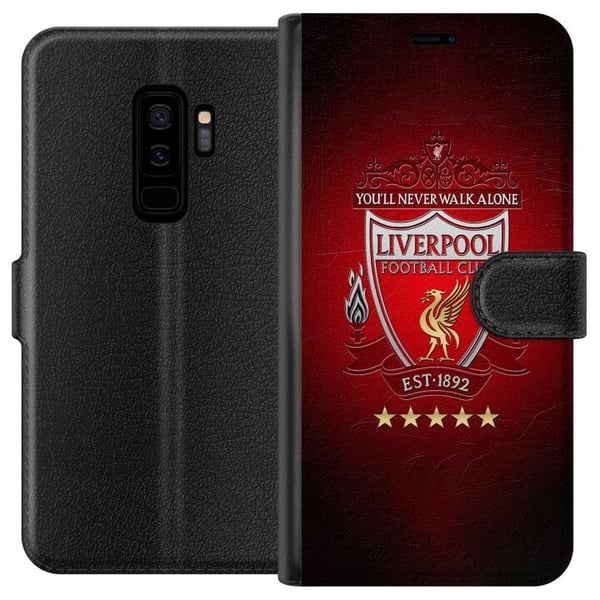 Kompatibelt Plånboksfodral till Samsung Galaxy S9+ YNWA Liverpool Kompatibelt Plånboksfodral till Samsung Galaxy S9+ YNWA Liverpool