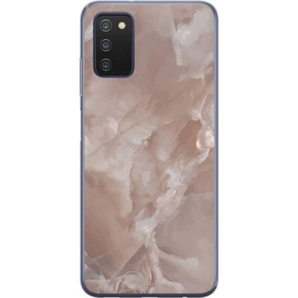 Kompatibel Mobilcover til Samsung Galaxy A03s Marmor Lyserød