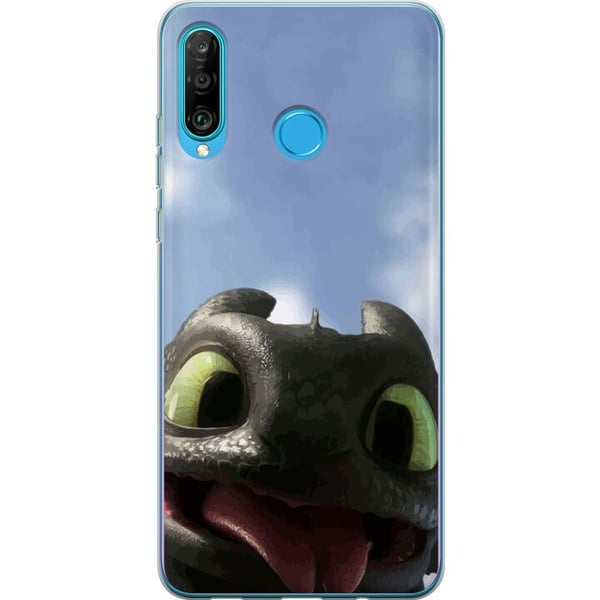 Kompatibelt Mobilskal till Huawei P30 lite How to Train Your Dragon (Draktränaren)