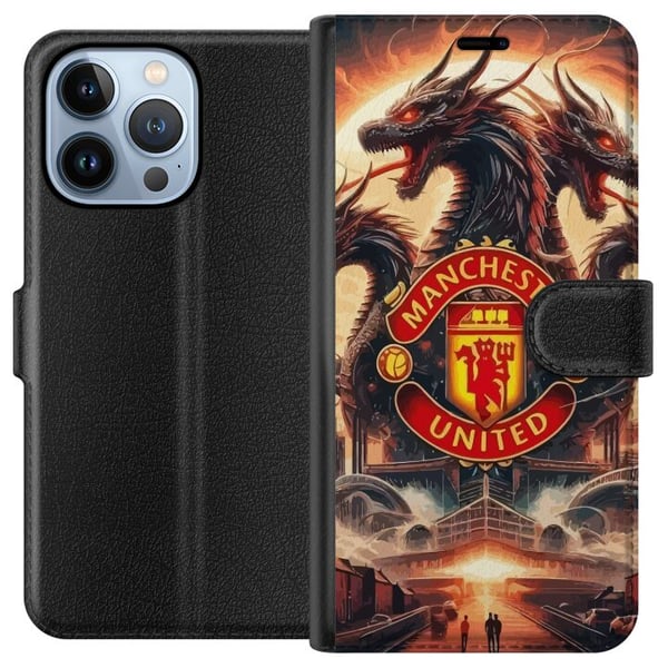 Yhteensopiva Lompakkokotelo Apple iPhone 13 Pro Manchester United Yhteensopiva Lompakkokotelo Apple iPhone 13 Pro Manchester United